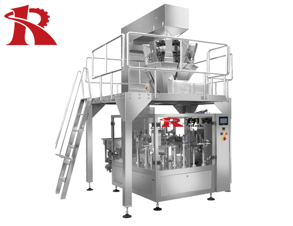 全自動顆粒給袋式包裝機組